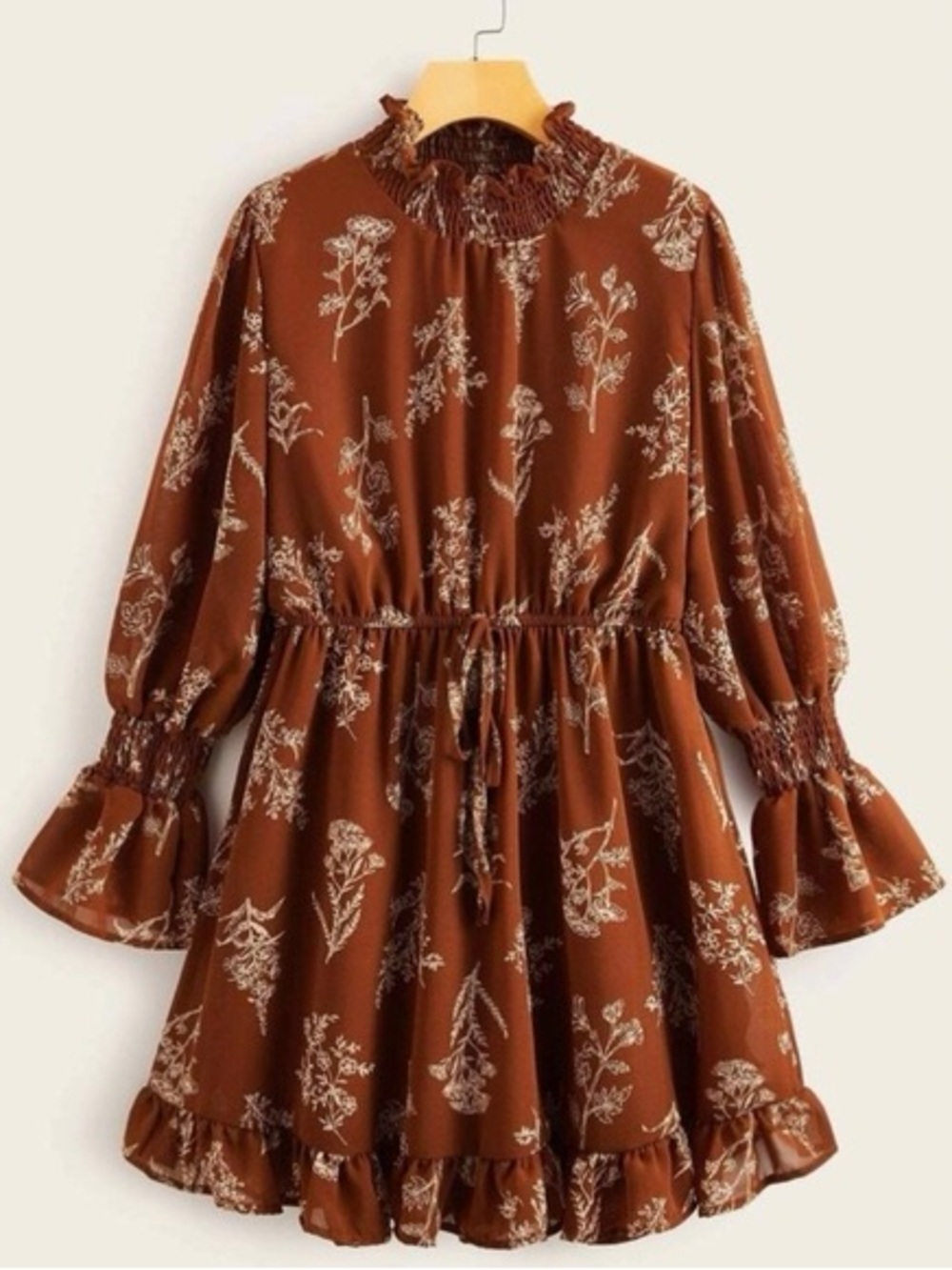 Flowy Boho Long Sleeve Dress